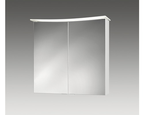 Armoire de toilette Jokey Lightbend 75 cm blanc 2 porte LED