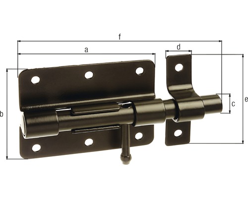 Dimensions d''un verrou