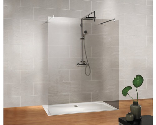 Douche MasterClass Free 120-I autonome 1200x2000 mm Verre véritable transparent clair aspect chrome