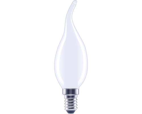 Ampoule flamme LED à intensité lumineuse variable FLAIR CL35 E14/4W(40W) 470 lm 6500 K blanc lumière du jour mat «ampoule flamme Coup de vent» Ampoule LED E14 en forme de goutte