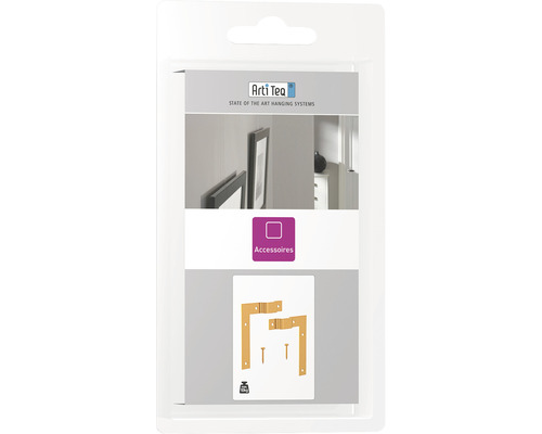 Kit d''accessoires Arti Teq avec équerres et vis en emballage