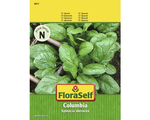 Spinat 'Columbia' FloraSelf F1 Hybride Gemüsesamen