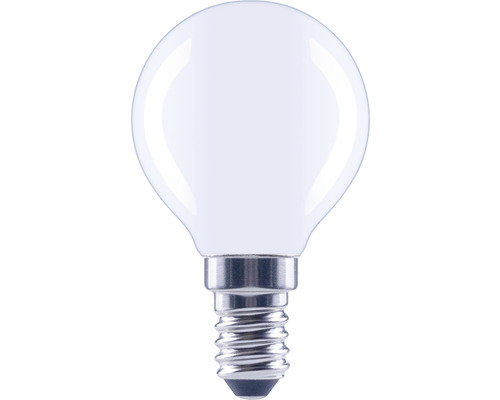 Ampoule sphérique LED à intensité lumineuse variable FLAIR G45 E14/4W(40W) 470 lm 6500 K blanc lumière du jour mat Lampe sphérique avec culot E14