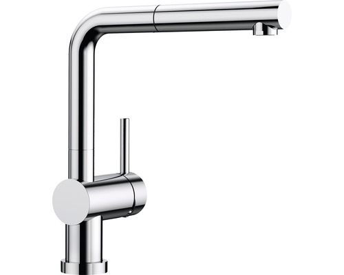 Robinet de cuisine BLANCO Linus-S-F chrome 514023 pour montage sous une fenêtre