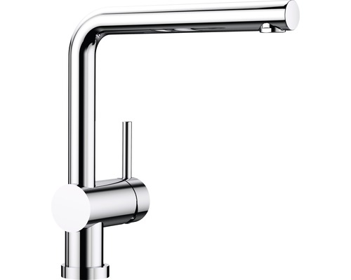 Robinet de cuisine BLANCO Linus-F chrome 514025 pour montage sous une fenêtre