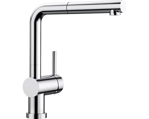 Robinet de cuisine à basse pression Blanco Linus-S-F chrome 514276 avec douchette extractible