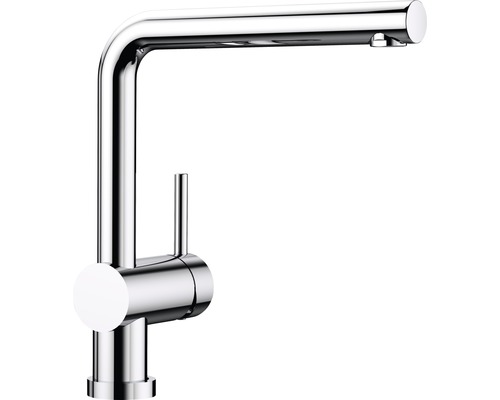 Robinet de cuisine BLANCO LINUS-F basse pression chrome 514277 pour montage sous une fenêtre