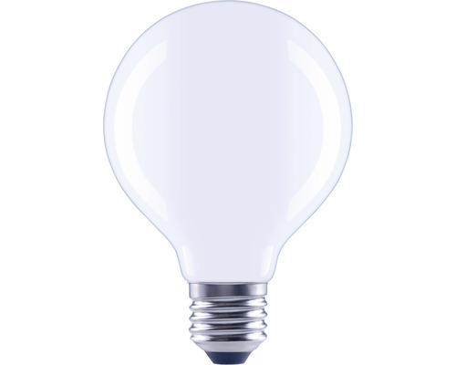 Ampoule globe LED à intensité lumineuse variable FLAIR G80 E27/7W(60W) 806 lm 6500 K blanc neutre mat Lampe globe avec douille E27