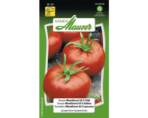 Tomate Montfavet H63-5 F1 Gemüsesamen Samen Mauser