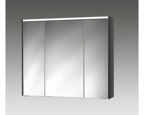 LED Spiegelschrank Sieper Khalix BxHxT 90x74x15 cm anthrazit