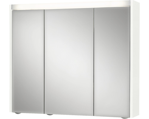 Armoire de toilette Jokey Sarto III 80 cm blanc 3 porte LED