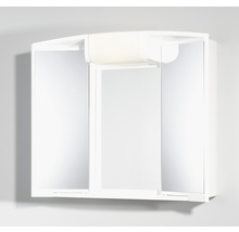 Armoire de toilette blanche avec éclairage