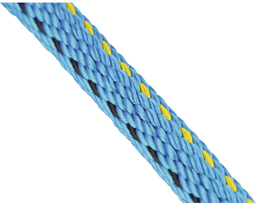 Seil Paraloc Mamutec Polyester blau/gelb/schwarz Ø 6 mm, 70 m