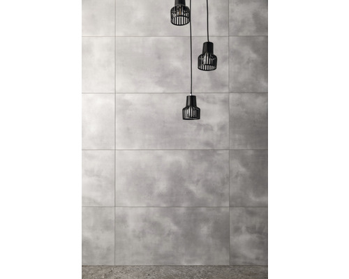 Panneau en plastique G x Wall+ Grey Cement 900 x 450 x 5 mm