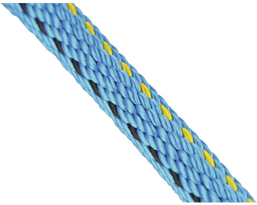Seil Paraloc Mamutec Polyester blau/gelb/schwarz Ø 8 mm, 70 m