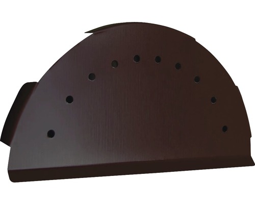 PRECIT Abschlusskappe für Firstblech Schokoladenbraun RAL 8017 - HORNBACH