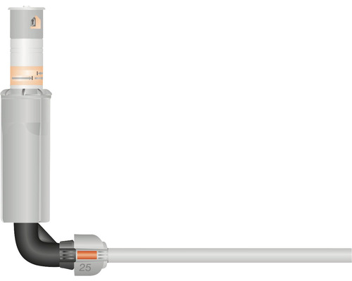 Arroseur escamotable avec raccord pour l''arrosage du jardin