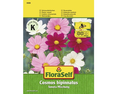 Cosmos 'Sonata en mélange' FloraSelf semences stables graines de fleurs