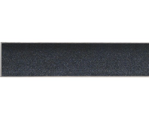Duschrinnenrost Floor 300 mm edelstahl matt Schwarze Trittstufe für Treppen