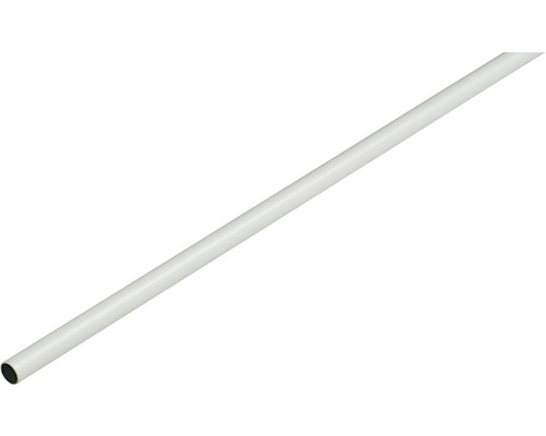 Tringle à vêtement ronde blanc Ø 25 mm 1 m
