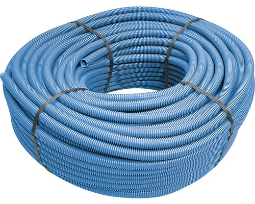 Conduit spiralé Unoflex M20 bleu 10m avec fil E