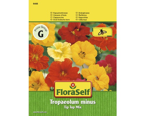 Kapuzinerkresse 'Tip Top Mix' FloraSelf samenfestes Saatgut Blumensamen