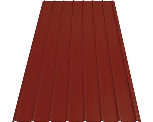 Tôle trapézoïdale PRECIT H12 brown red RAL 3011 4000 x 910 x 0,4 mm