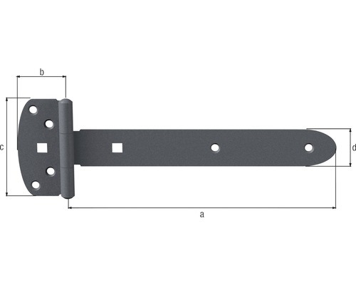 Plaque coudée avec dimensions