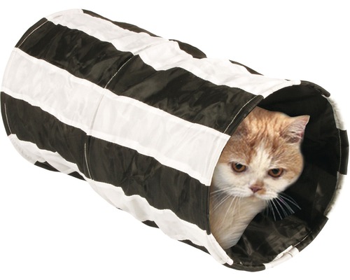 Feline Cruiser Outdoor-Rascheltunnel 50 cm, schwarz-weiss