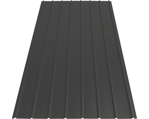 Tôle trapézoïdale PRECIT H12 anthracite grey RAL 7016 4000 x 910 x 0,4 mm