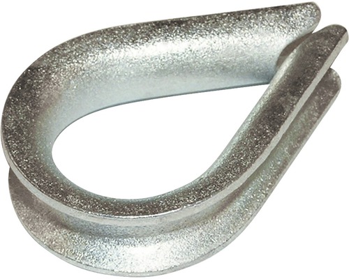 Kausche 5 mm Edelstahl, 50 Stück