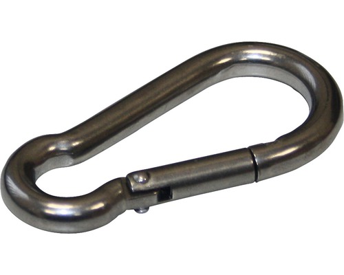 Feuerwehr-Karabiner 5x50 mm A4 Edelstahl, 100 Stück