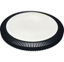 Runde Deckenleuchte mit geripptem Rand