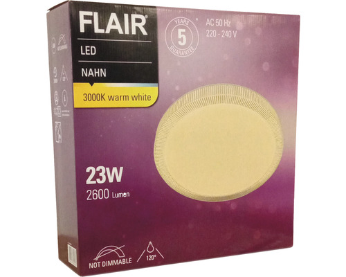Emballage d'une lampe LED Flair Nahn de 23 watts et 2600 lumens