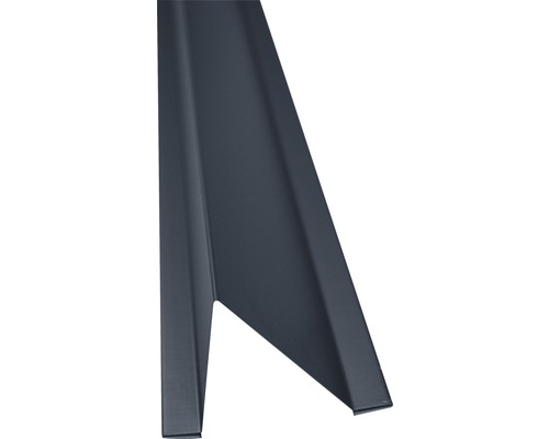 Pare-neige PRECIT gris anthracite RAL 7016 1000x70x88 mm Pièce de montage métallique pour la fixation