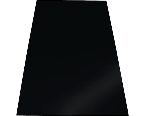 PRECIT Schornsteinblech tiefschwarz RAL 9005 1250 x 1000 x 0,5 mm Schwarze Kunststoffplatte