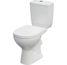 WC sans rebord avec abattant Arteco horizental blanc-thumb-0