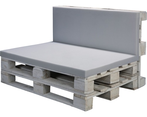 Canapé palette avec coussins d''assise et de dossier