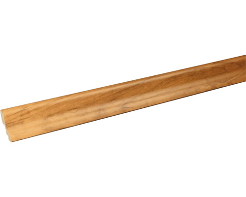 SKANDOR Sockelleiste Walnuss FU18L 18,5x38,5x2400 mm Holzleiste für den Innenausbau