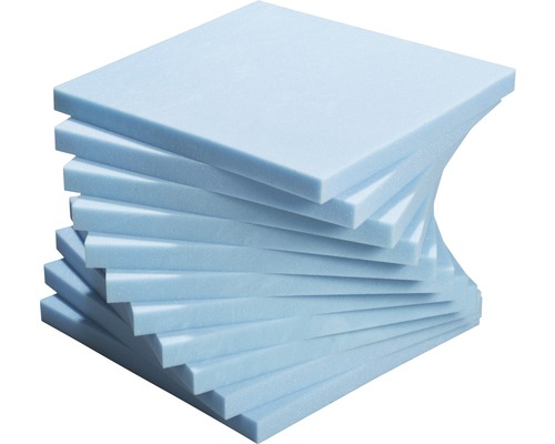 Pile de plaques d''isolation en mousse