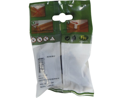 Verpackung von Dübeln mit Montageanleitung