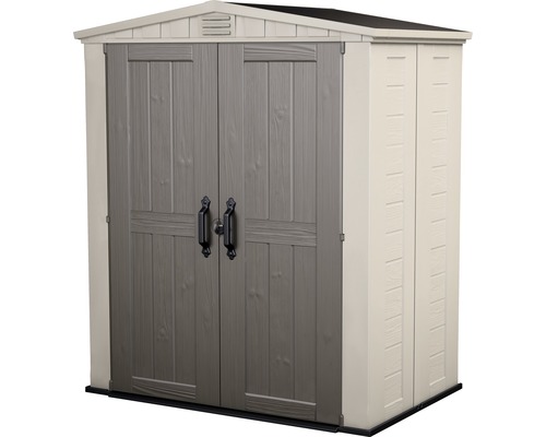 Kunststoff Gerätehaus mit Doppeltür