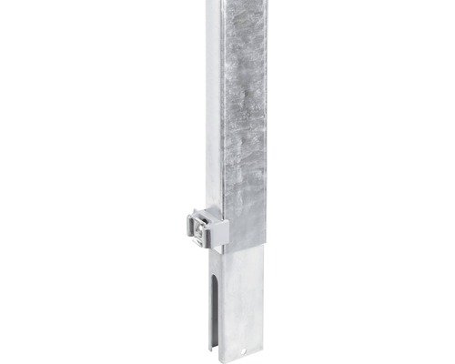 Set de réhausse de clôture 800 mm pour poteaux : 60x40 mm galvanisé à chaud Poteau métallique avec support
