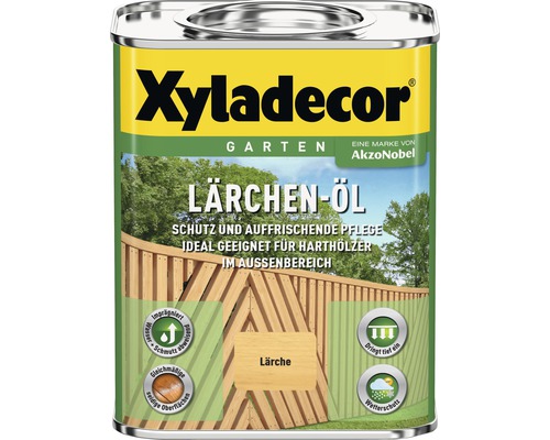 Huile pour bois XYLADECOR mélèze 0,75 l Xyladecor Jardin Huile de mélèze Boîte