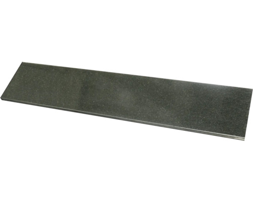 Fensterbank Gabbro Granit Schwarz 113x25x2 cm Metall Flachmaterial