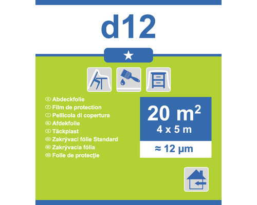 Film de protection 4 sur 5 mètres, surface 20 mètres carrés