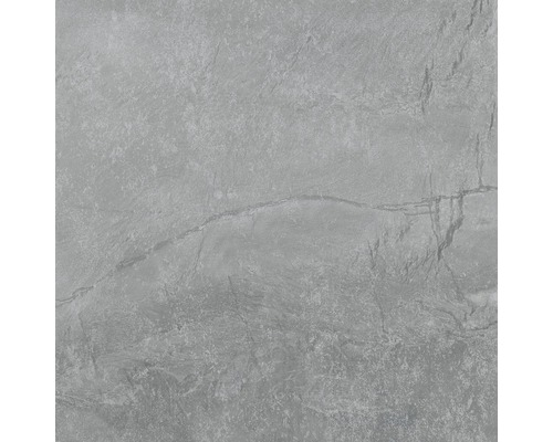 Carrelage de sol en grès cérame fin Geo grey 60x60 cm