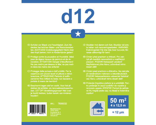 Remarques sur le recouvrement de protection contre la poussière