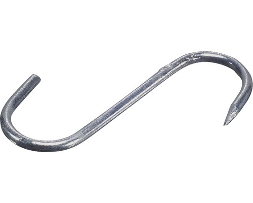 S-Haken 4,4x100 mm galv. verzinkt, 20 Stück S-Haken aus Metall