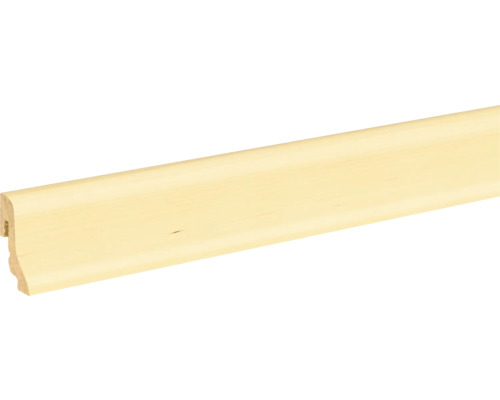 SKANDOR Sockelleiste Ahorn SU18L 18,5x38,5x2400mm Holzleiste